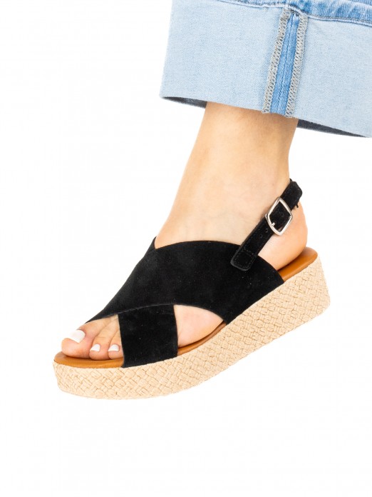 Women’s Suede Wedge Sandal Women’s Suede Wedge Sandal