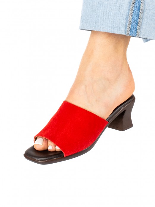 Kitten Heel Suede Mule Kitten Heel Suede Mule