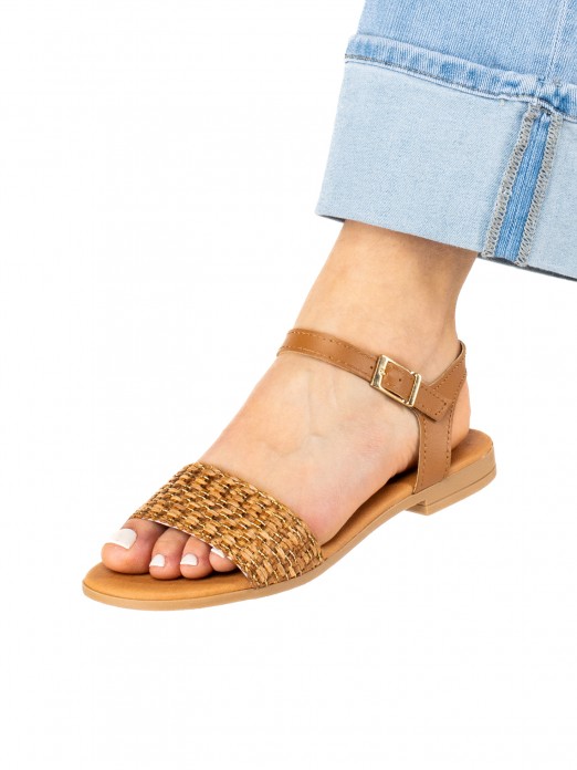 Women’s Flat Raffia Sandal Women’s Flat Raffia Sandal