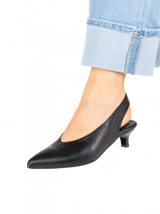 Sapato de senhora de salto estilo kitten heel Sapato de senhora de salto estilo kitten heel