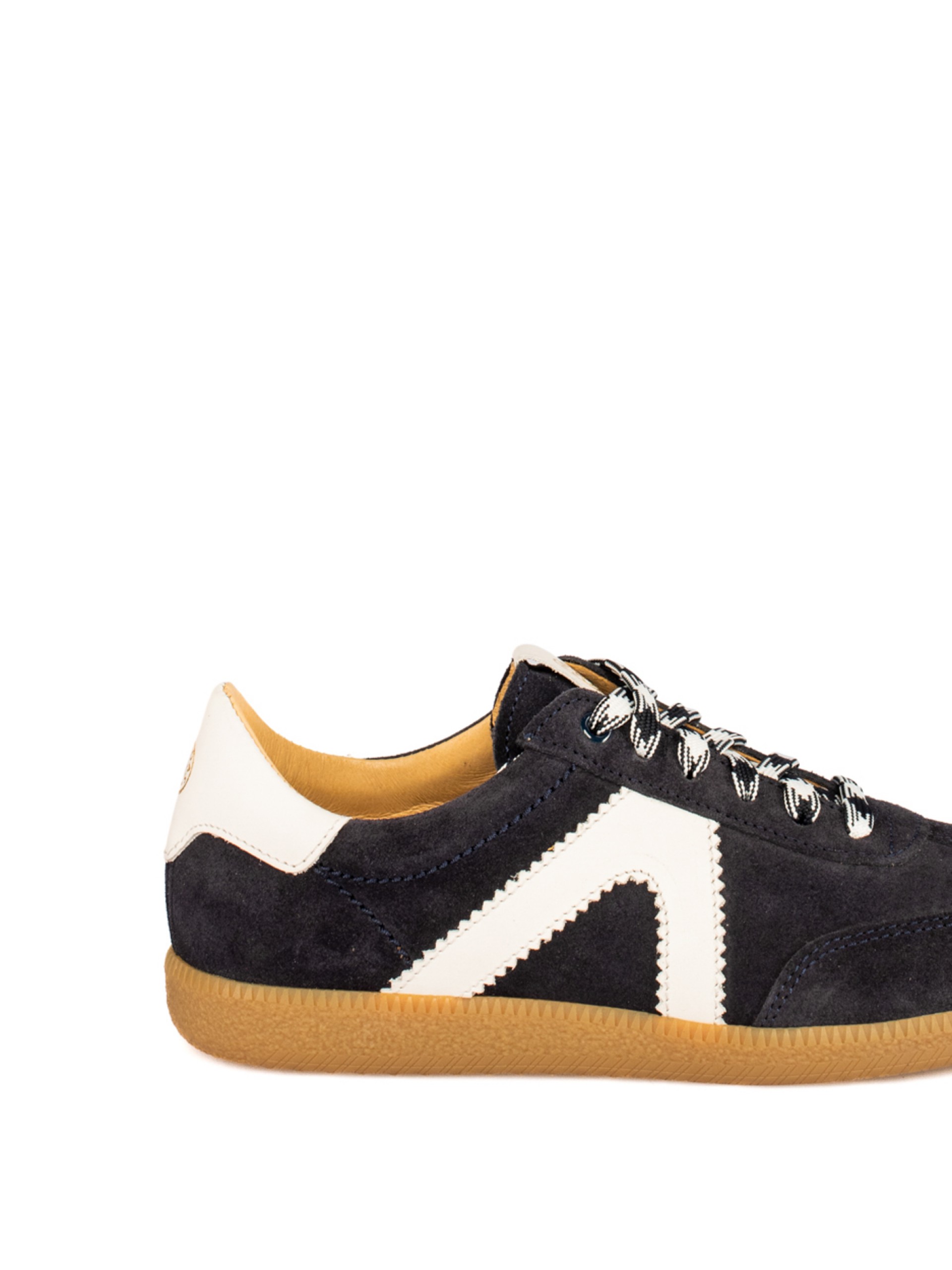 Women’s Suede Sneakers with Leather Details