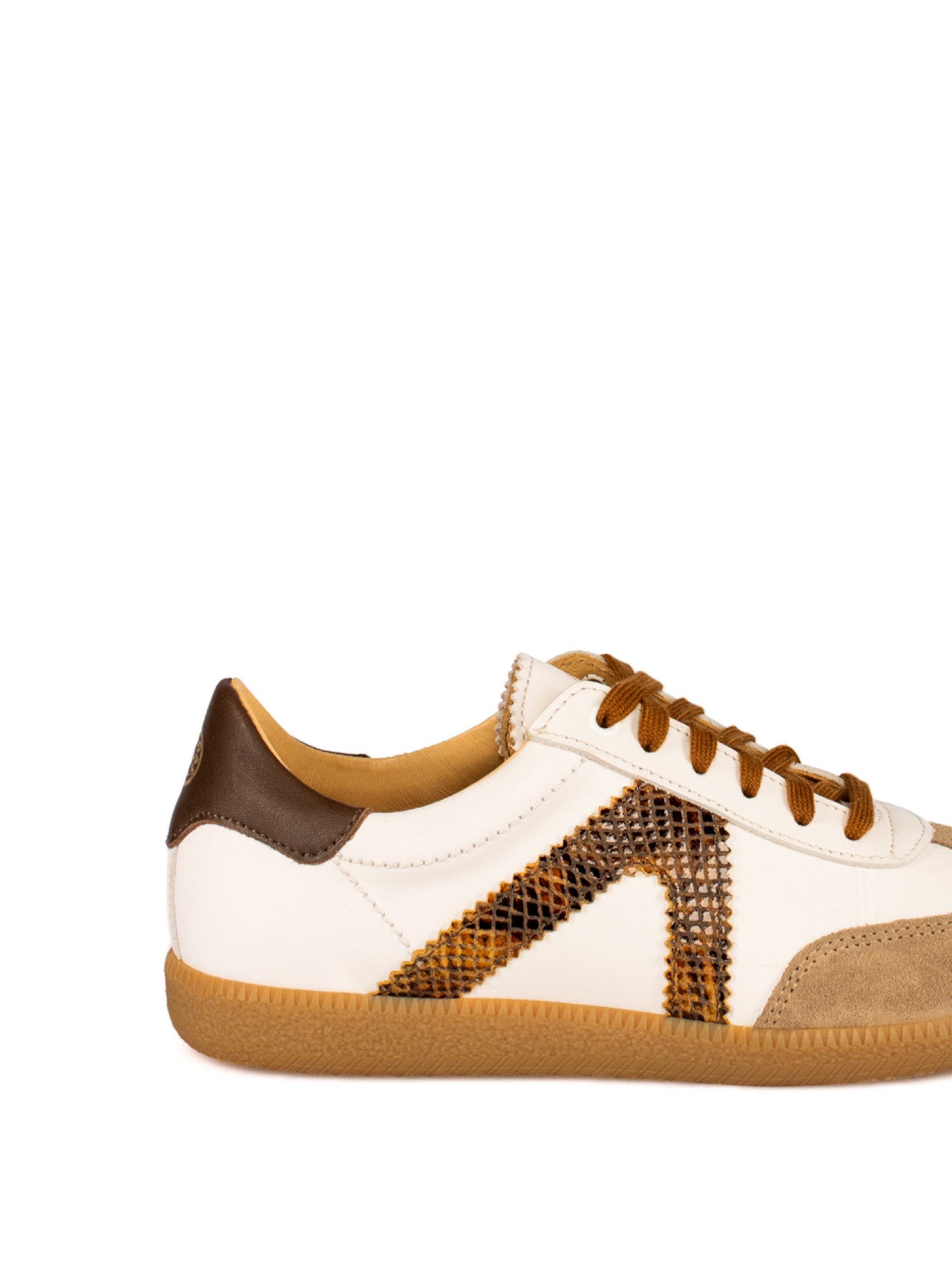 Sapatilhas de Senhora em Pele com Animal Print