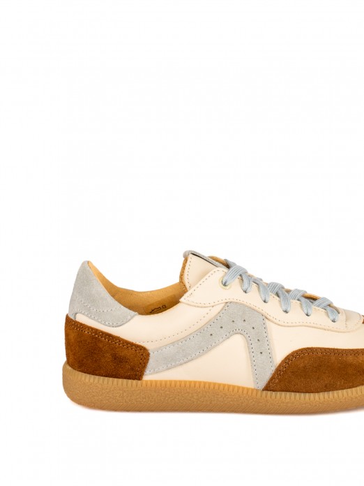 Women’s Multicolour Leather and Suede Sneakers Women’s Multicolour Leather and Suede Sneakers