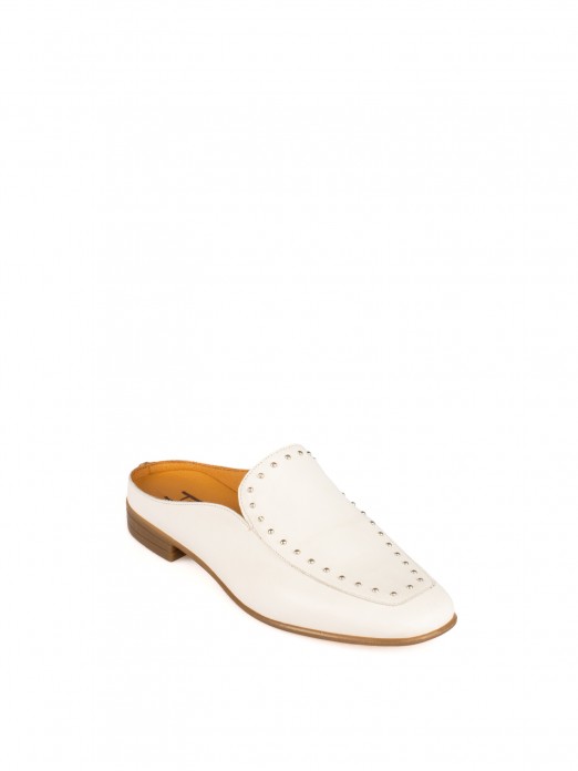 Women’s Leather Mule with Studs Women’s Leather Mule with Studs