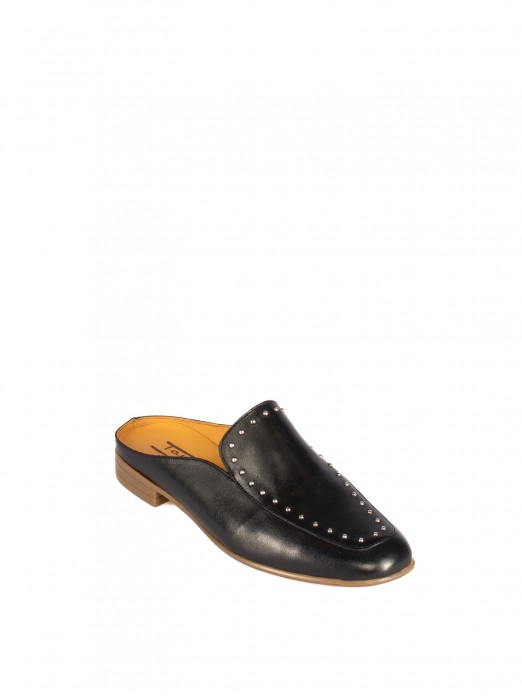 Women’s Leather Mule with Studs Women’s Leather Mule with Studs