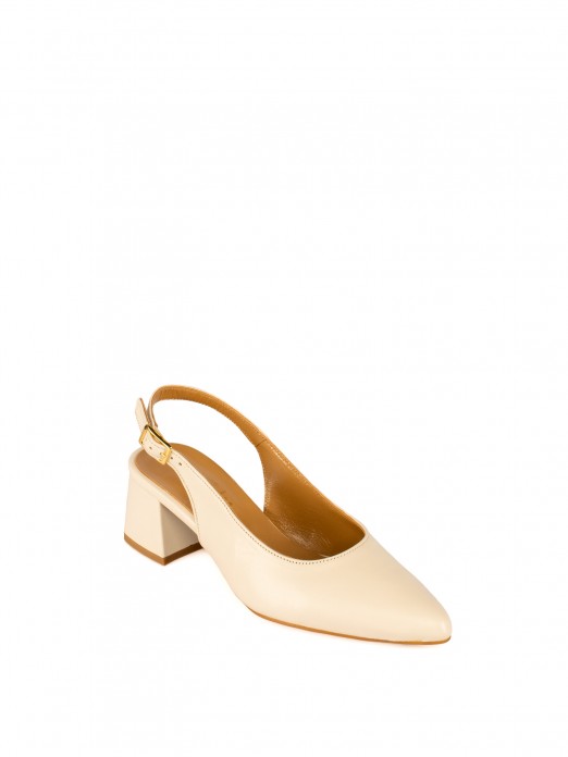 Women’s Leather Slingback Shoe Women’s Leather Slingback Shoe
