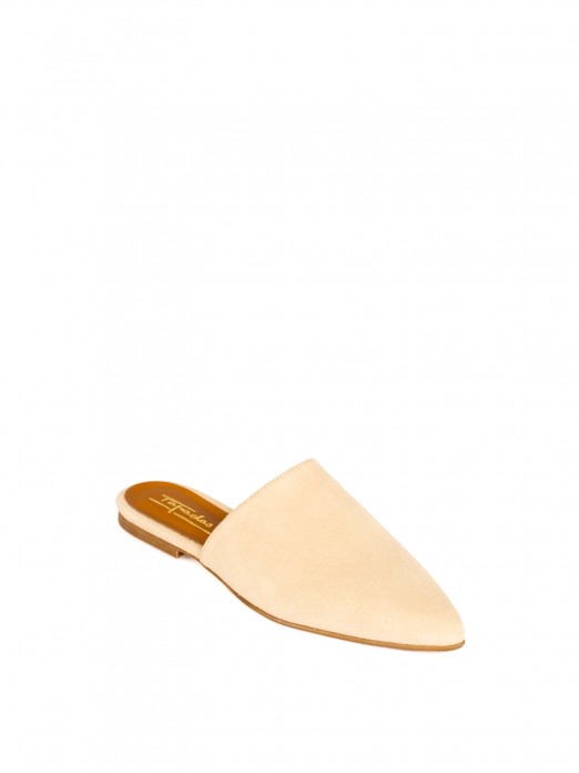 Women’s suede flat mule Women’s suede flat mule