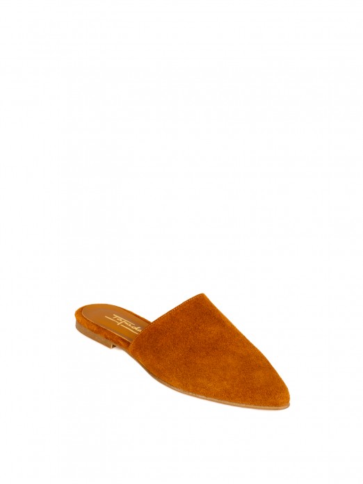Women’s suede flat mule Women’s suede flat mule