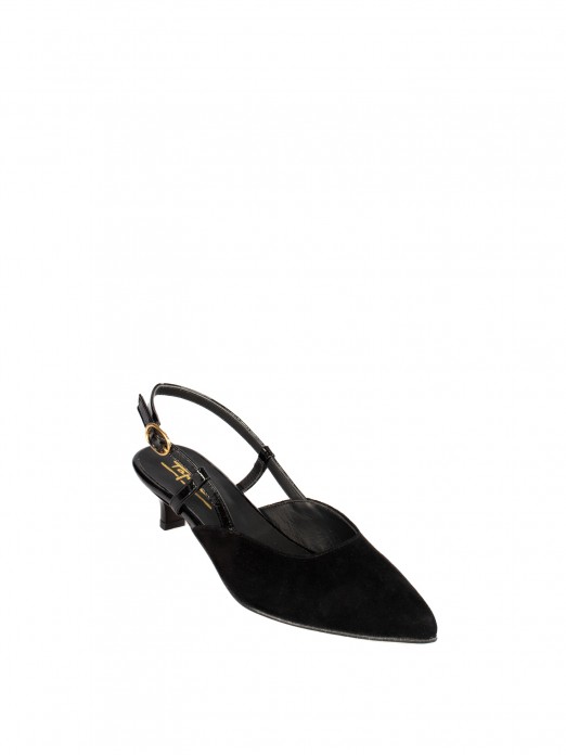 Women’s suede kitten heel shoe Women’s suede kitten heel shoe