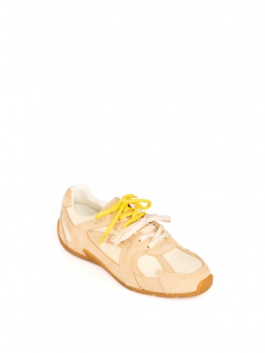 Women’s Suede and Mesh Sneaker Women’s Suede and Mesh Sneaker