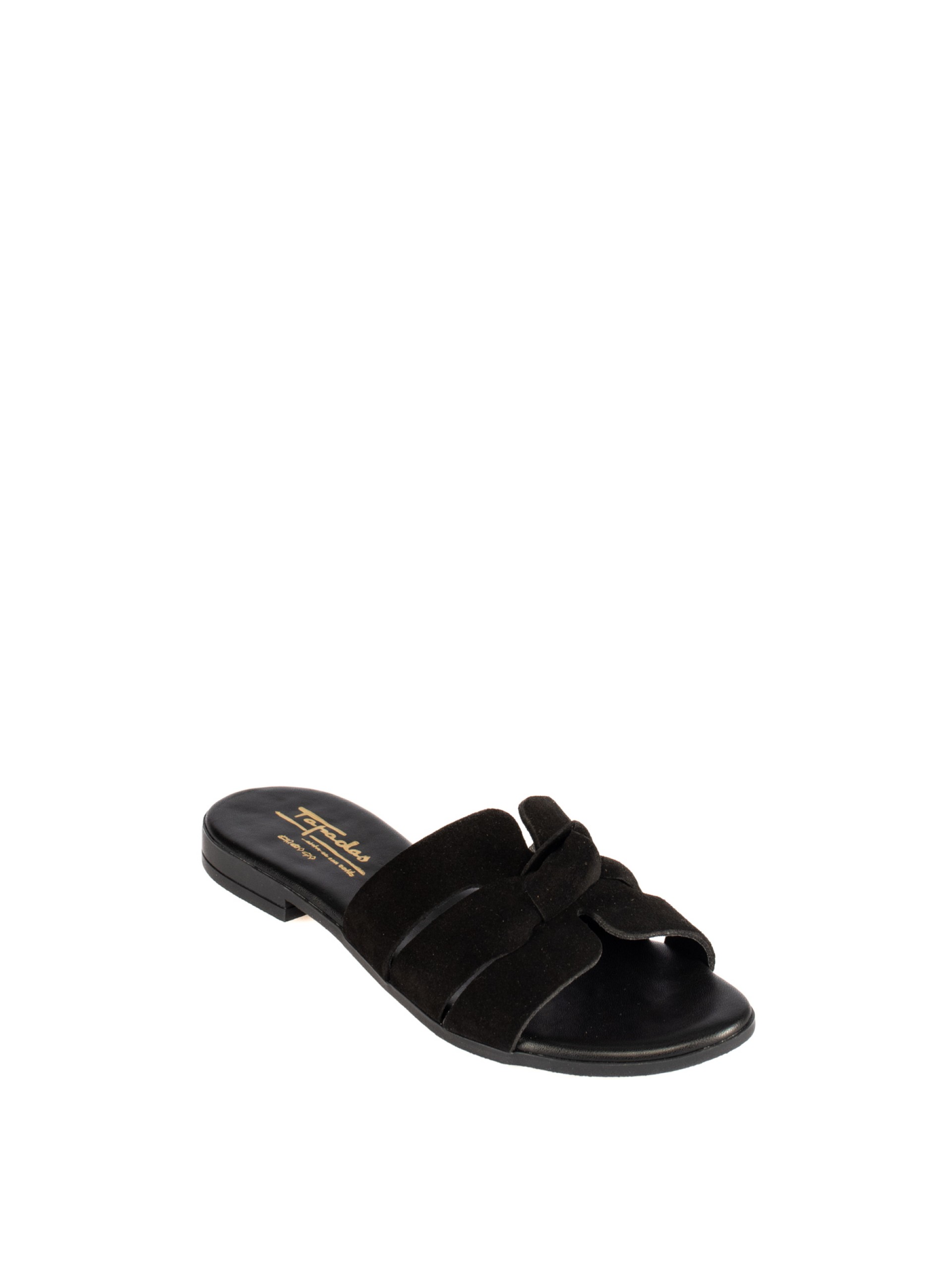 Women’s Suede Slide with Bow