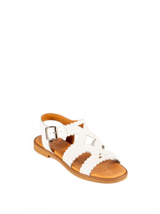 Woven Leather Sandal