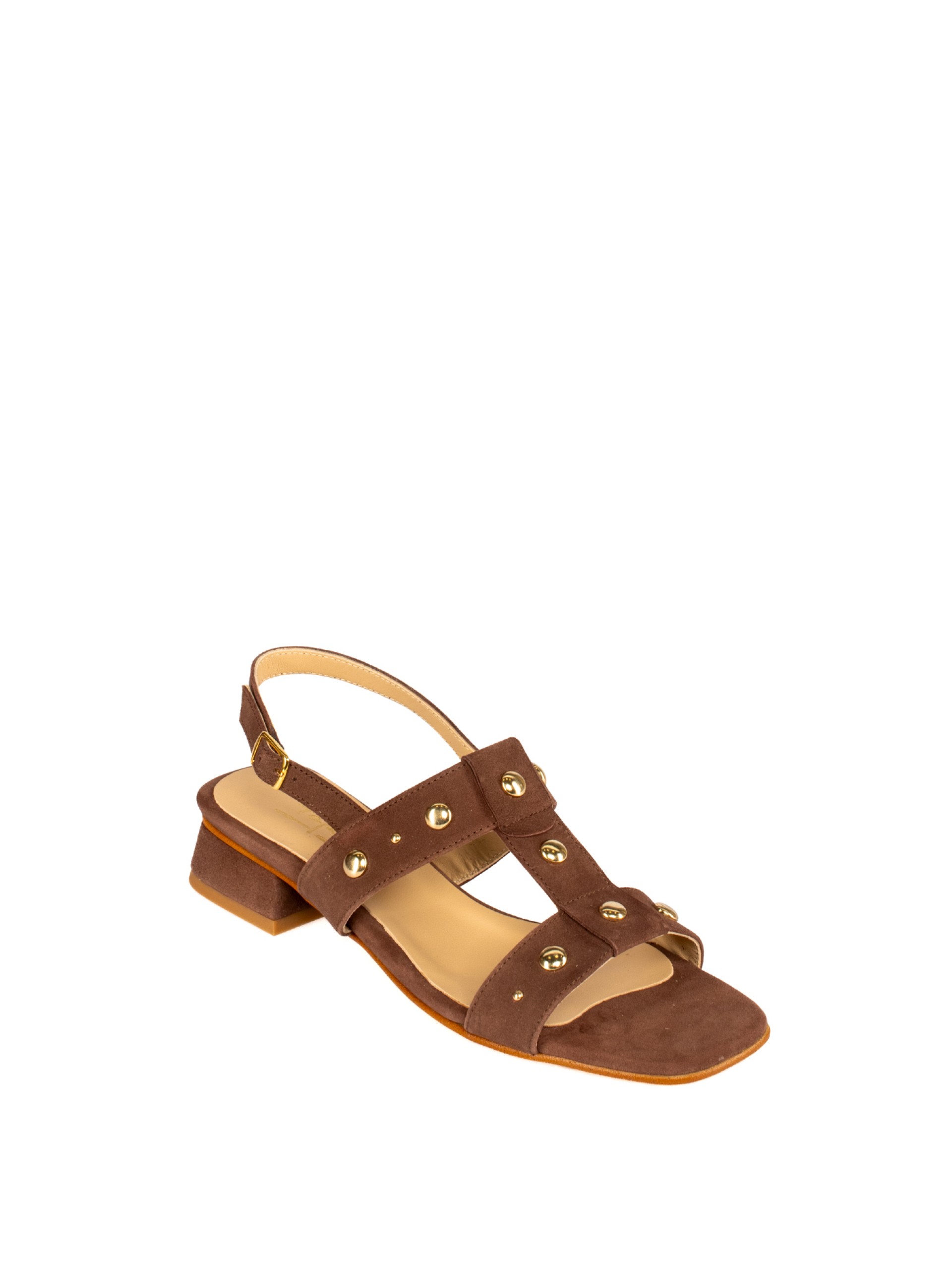Women’s Suede Sandal with Studs