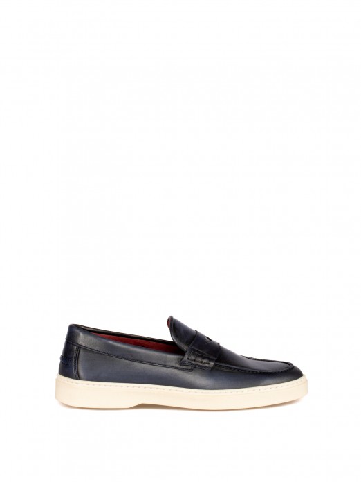 Men’s Leather Loafer with Rubber Sole Men’s Leather Loafer with Rubber Sole