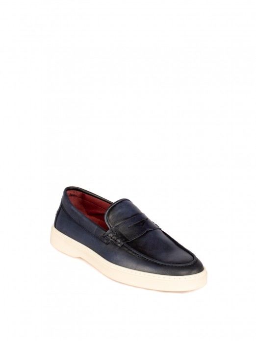 Men’s Leather Loafer with Rubber Sole Men’s Leather Loafer with Rubber Sole