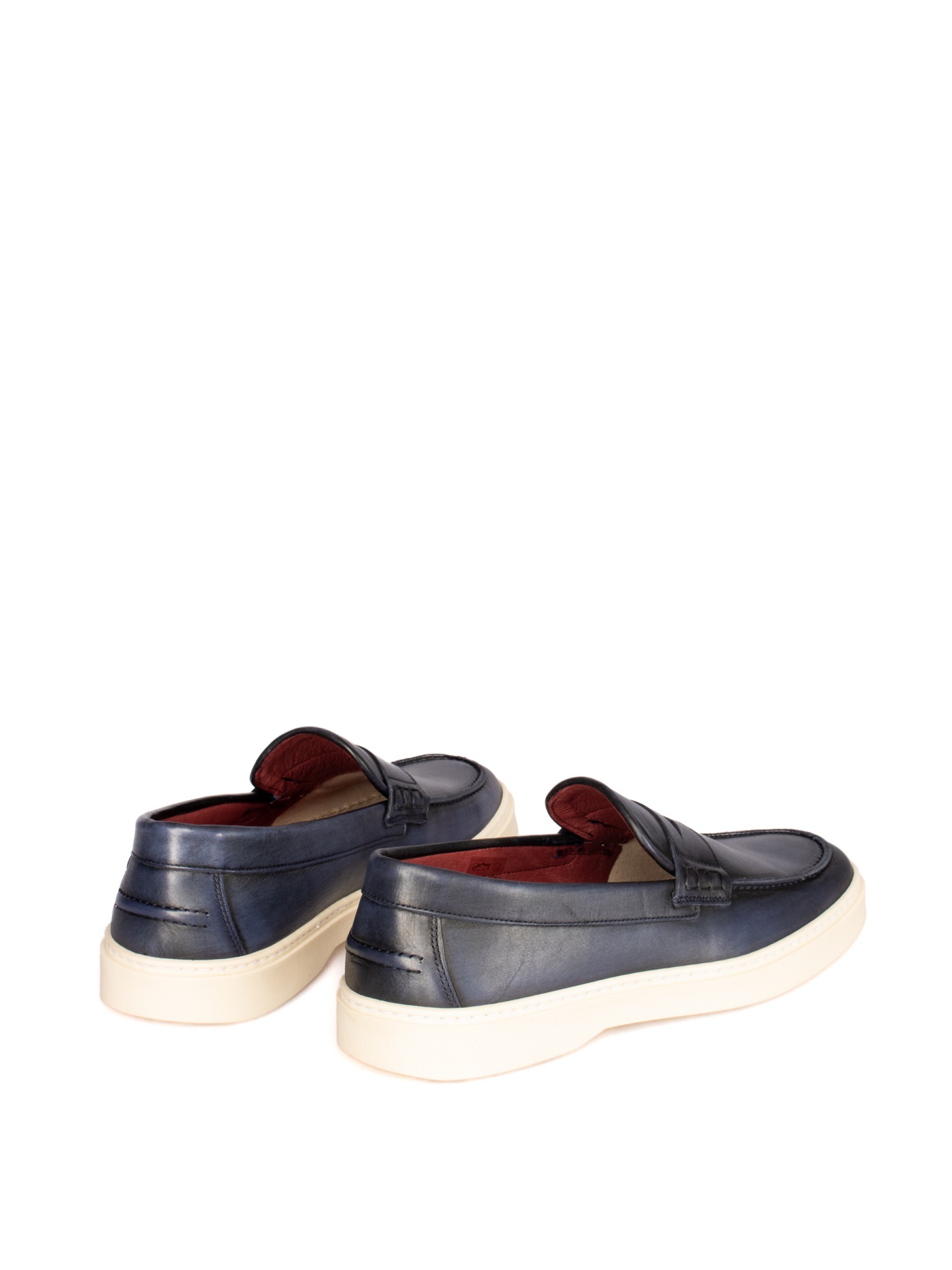 Men’s Leather Loafer with Rubber Sole