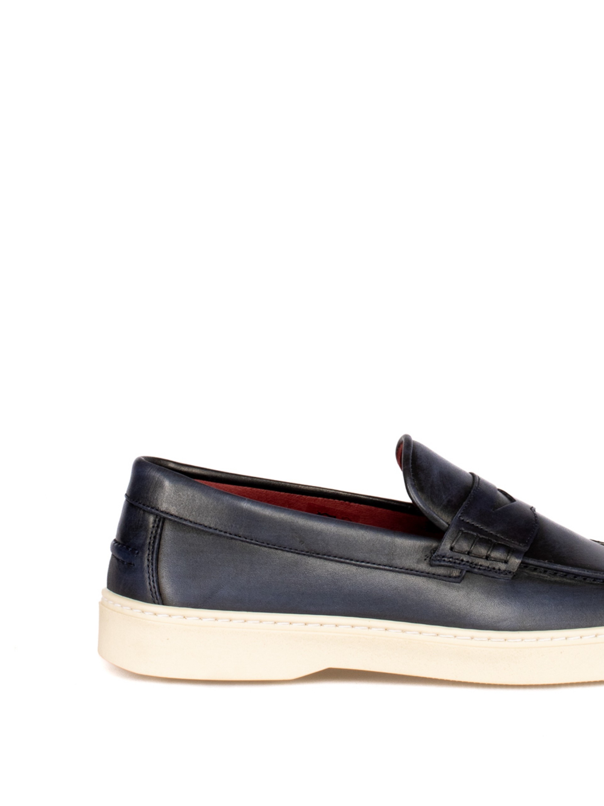 Men’s Leather Loafer with Rubber Sole