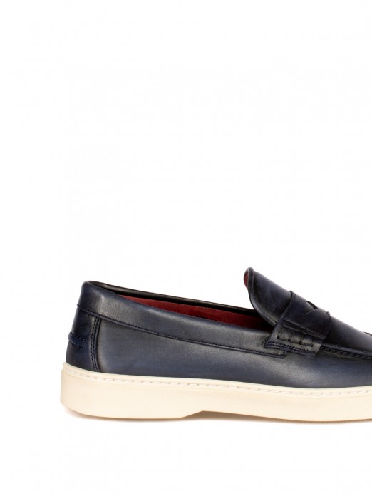 Men’s Leather Loafer with Rubber Sole Men’s Leather Loafer with Rubber Sole