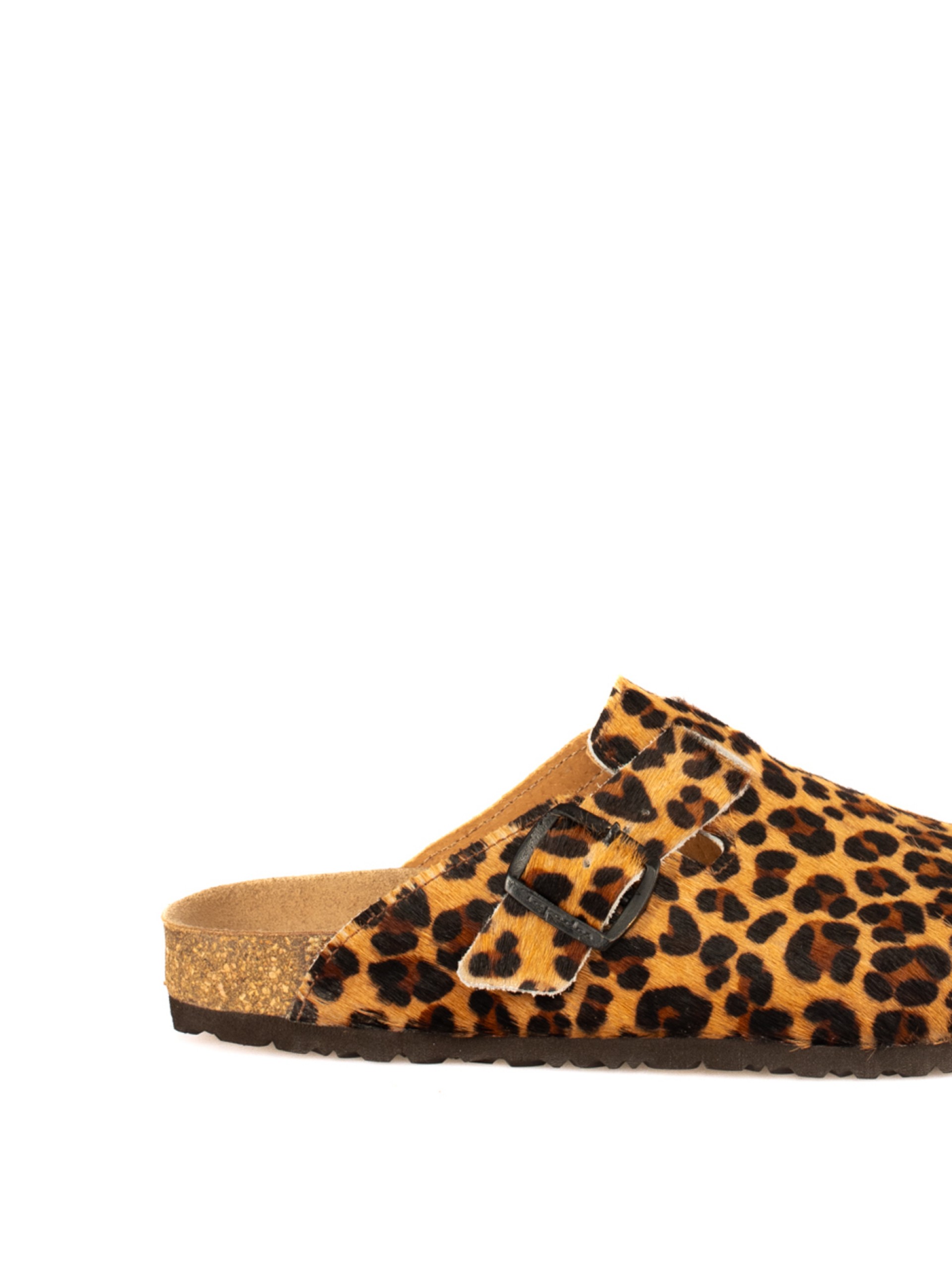 Clog Bio de Senhora em Pêlo Animal Print