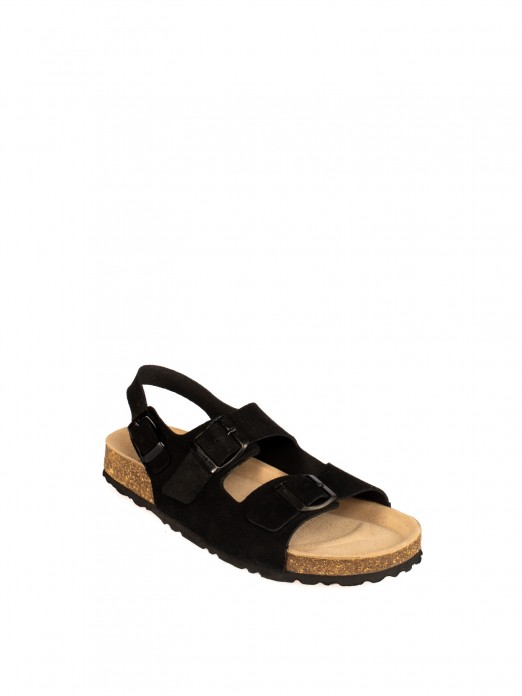 Women’s Bio Suede Sandal with Adjustable Buckles Women’s Bio Suede Sandal with Adjustable Buckles