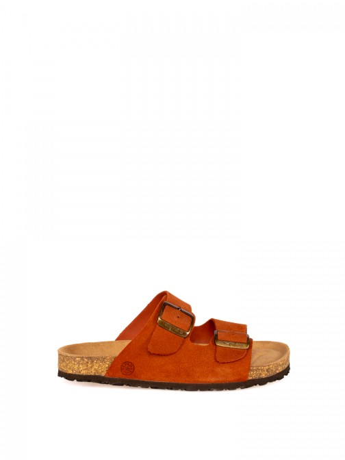 Chinelo Bio em Camurça com Fivelas Chinelo Bio em Camurça com Fivelas
