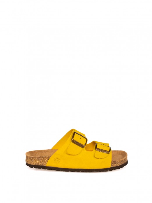 Chinelo Bio em Camurça com Fivelas Chinelo Bio em Camurça com Fivelas