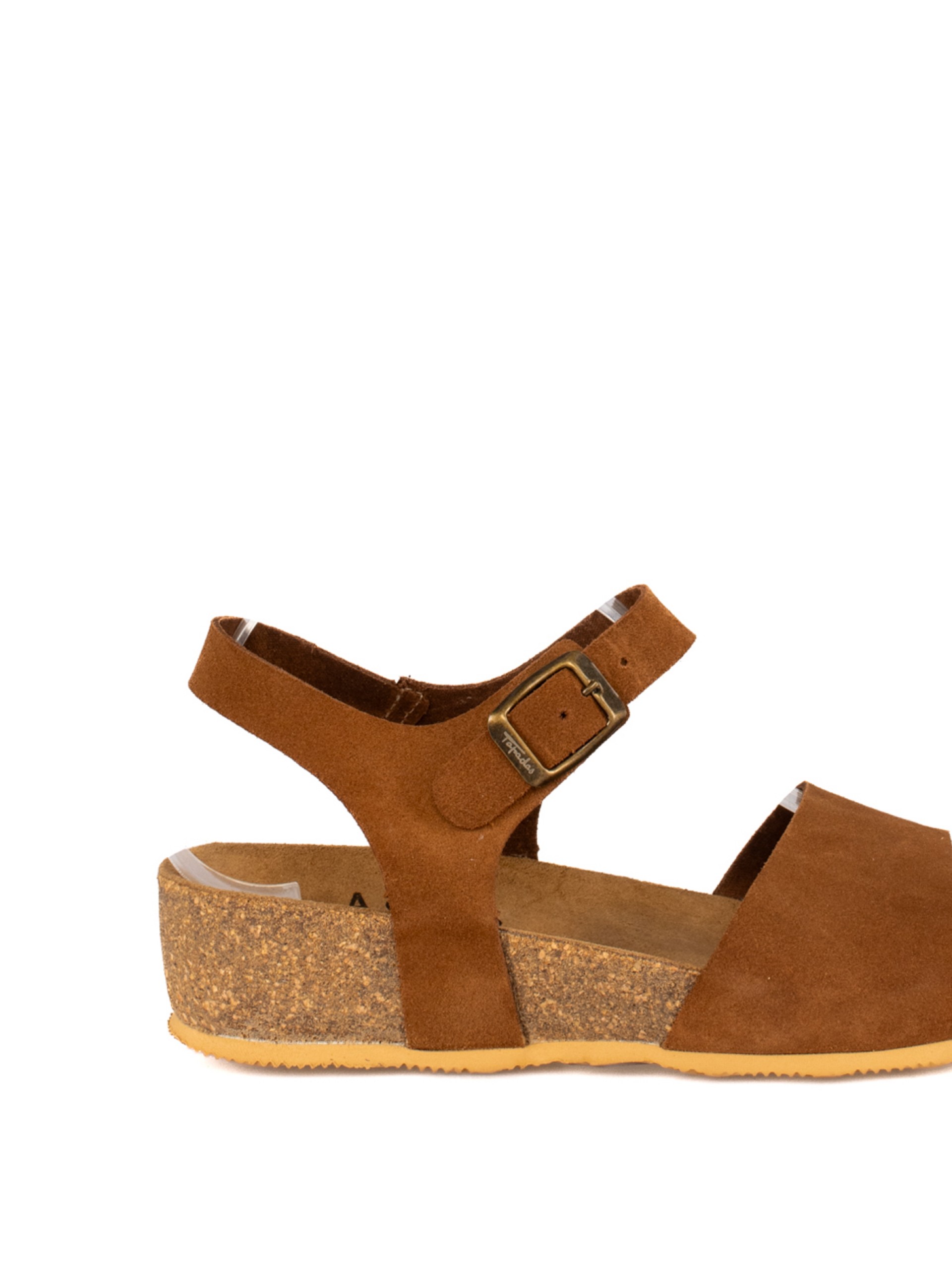 Bio Wedge Sandal in Suede