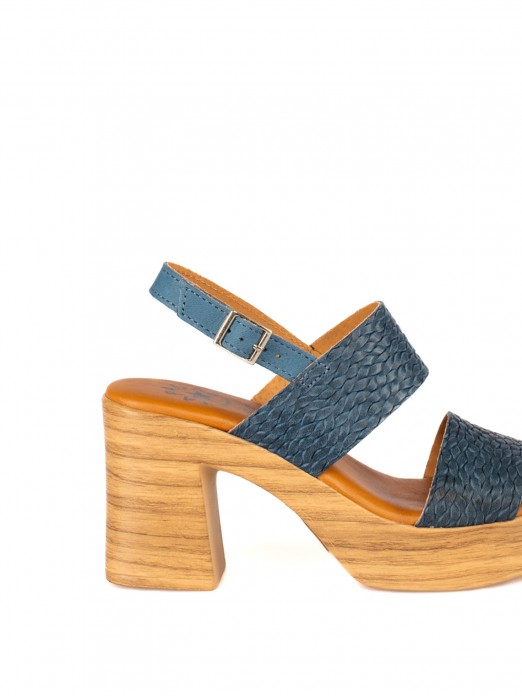 Wedge Sandal with Woven Leather Straps Wedge Sandal with Woven Leather Straps