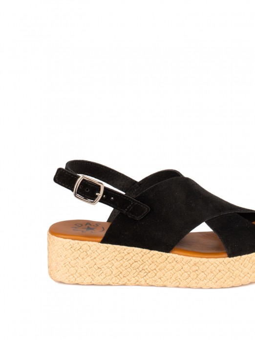 Women’s Suede Wedge Sandal Women’s Suede Wedge Sandal