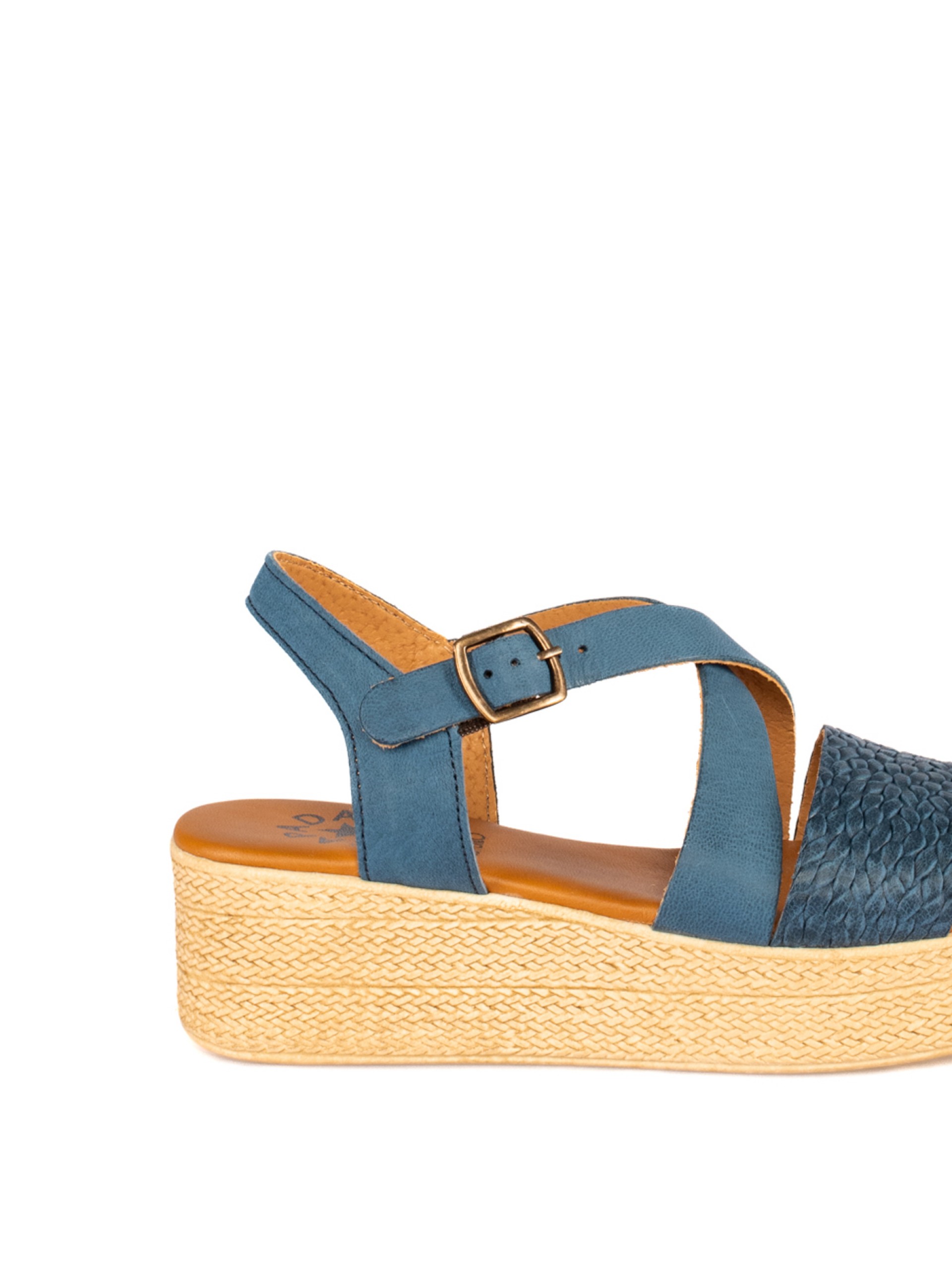 Women’s Braided Leather Wedge Sandal