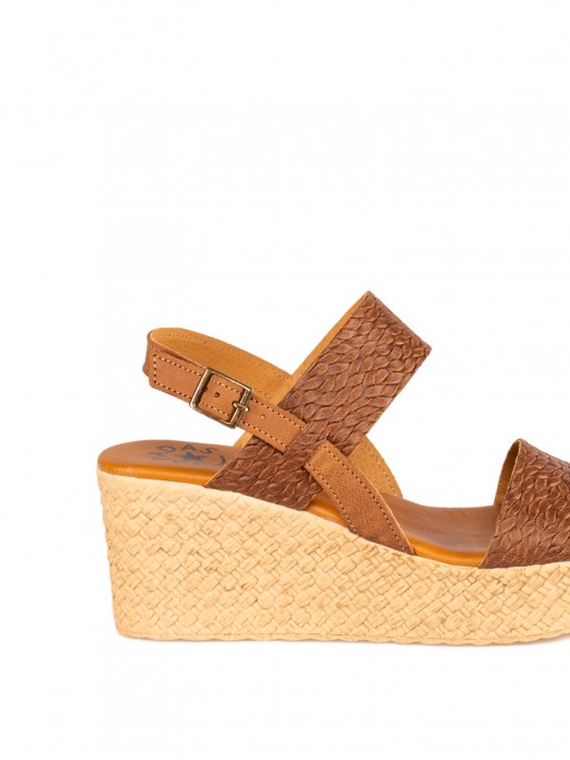 Women’s Braided Leather Wedge Sandal Women’s Braided Leather Wedge Sandal