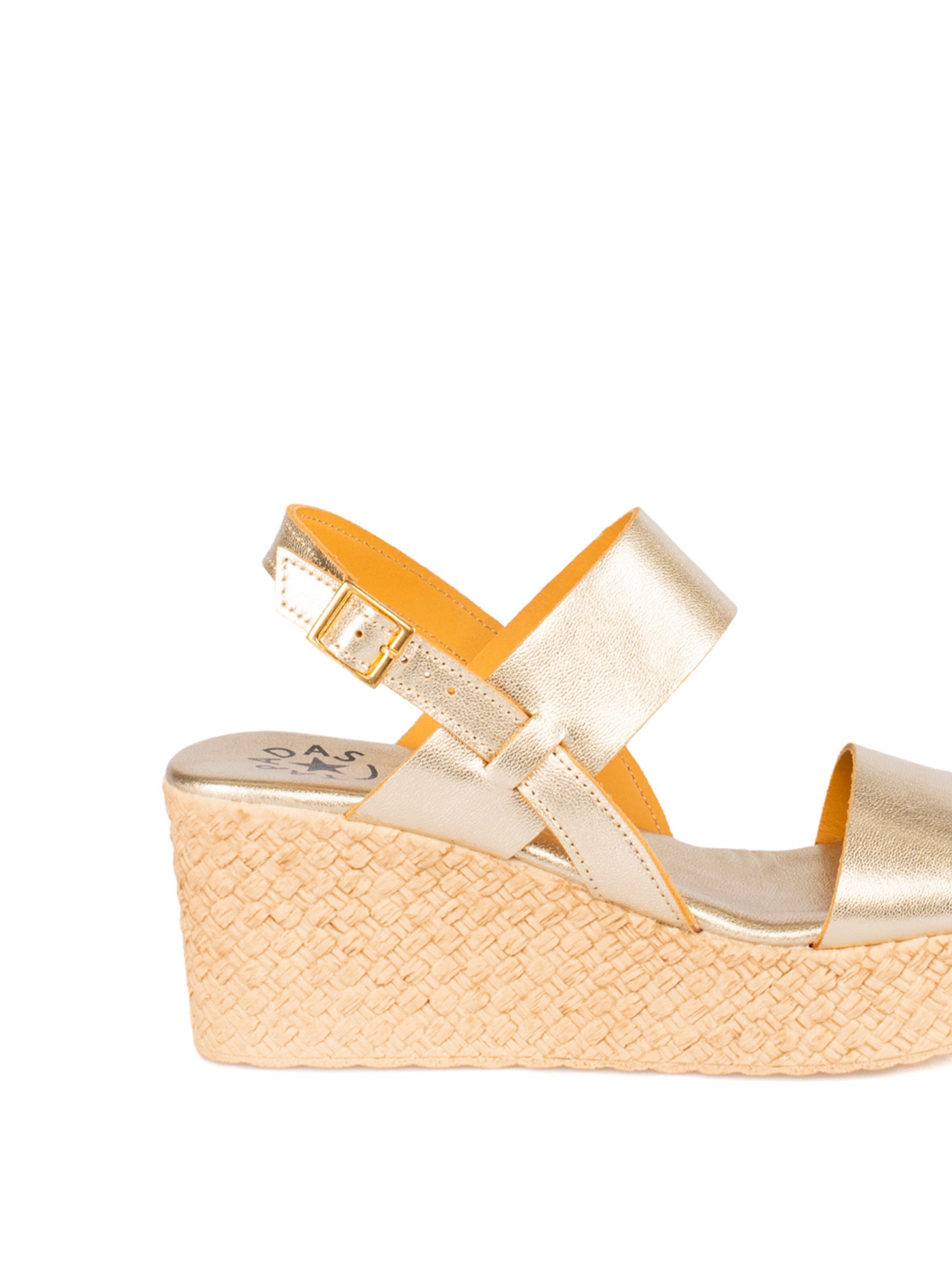 Women’s Laminated Leather Wedge Sandal