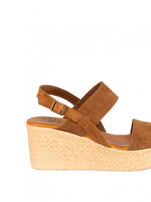 Women’s Suede Jeans Wedge Sandal Women’s Suede Jeans Wedge Sandal