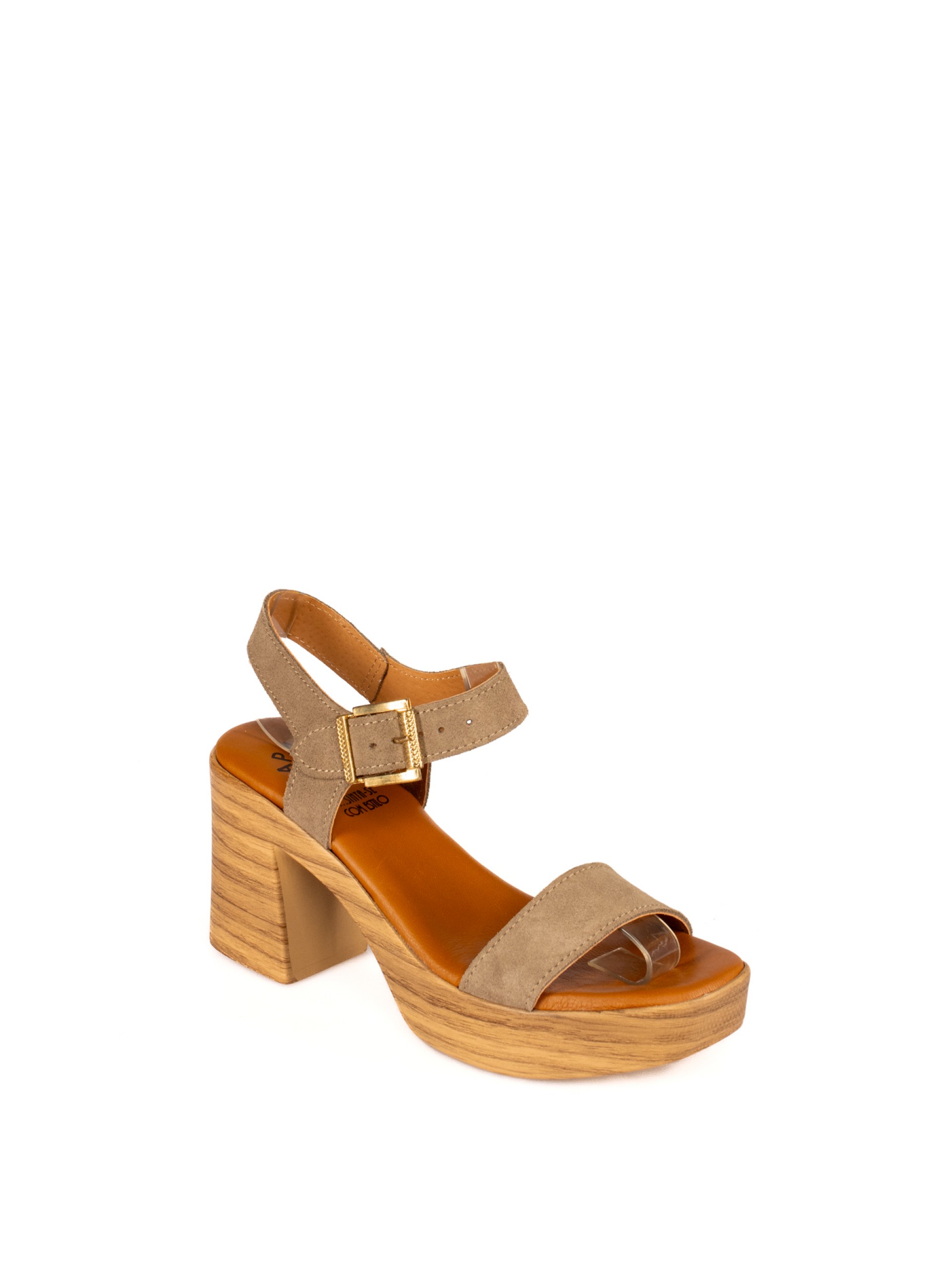 Wedge Sandal in Suede
