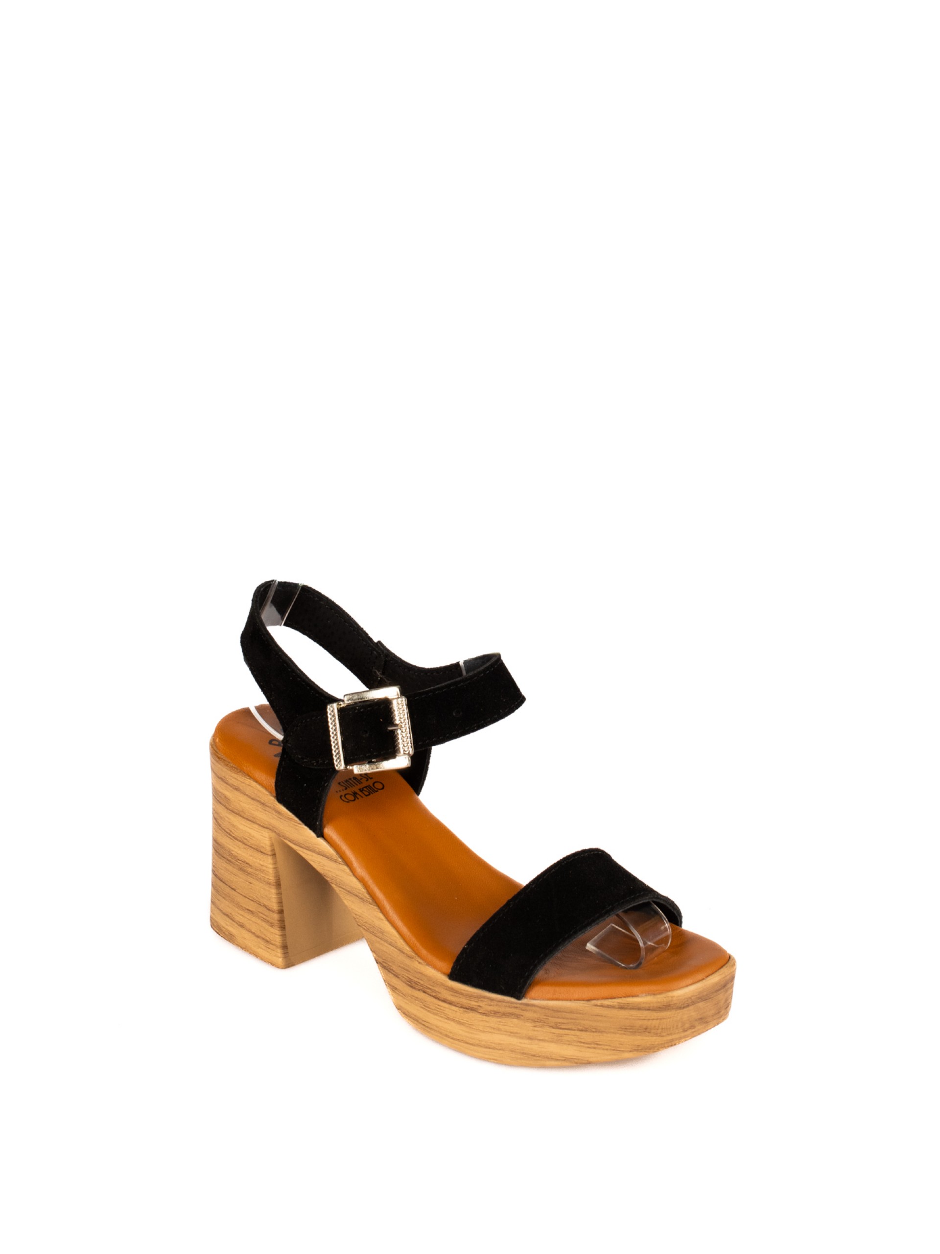 Wedge Sandal in Suede