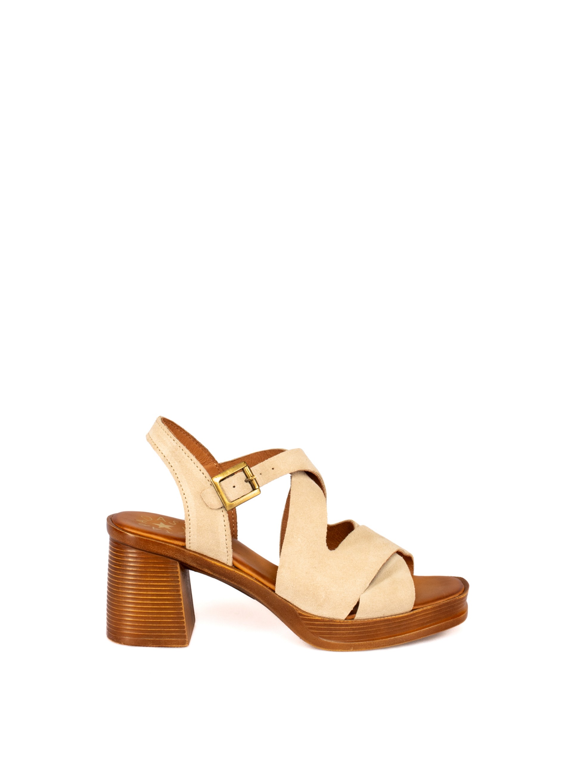 Women’s Suede Block Heel Sandal