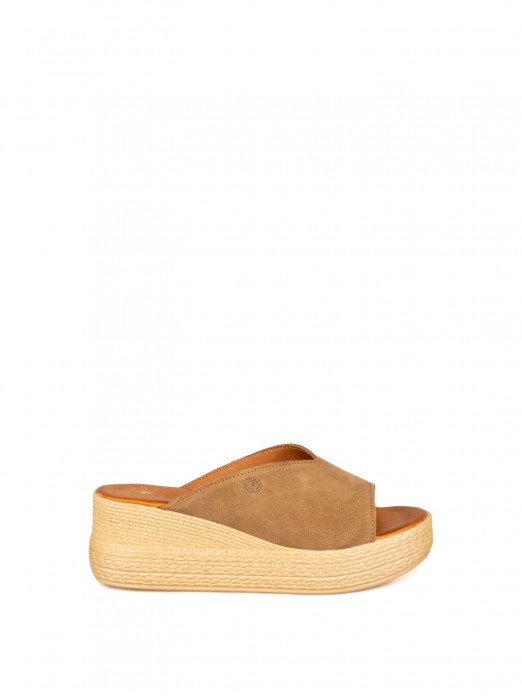 Women’s Suede Wedge Slide Women’s Suede Wedge Slide