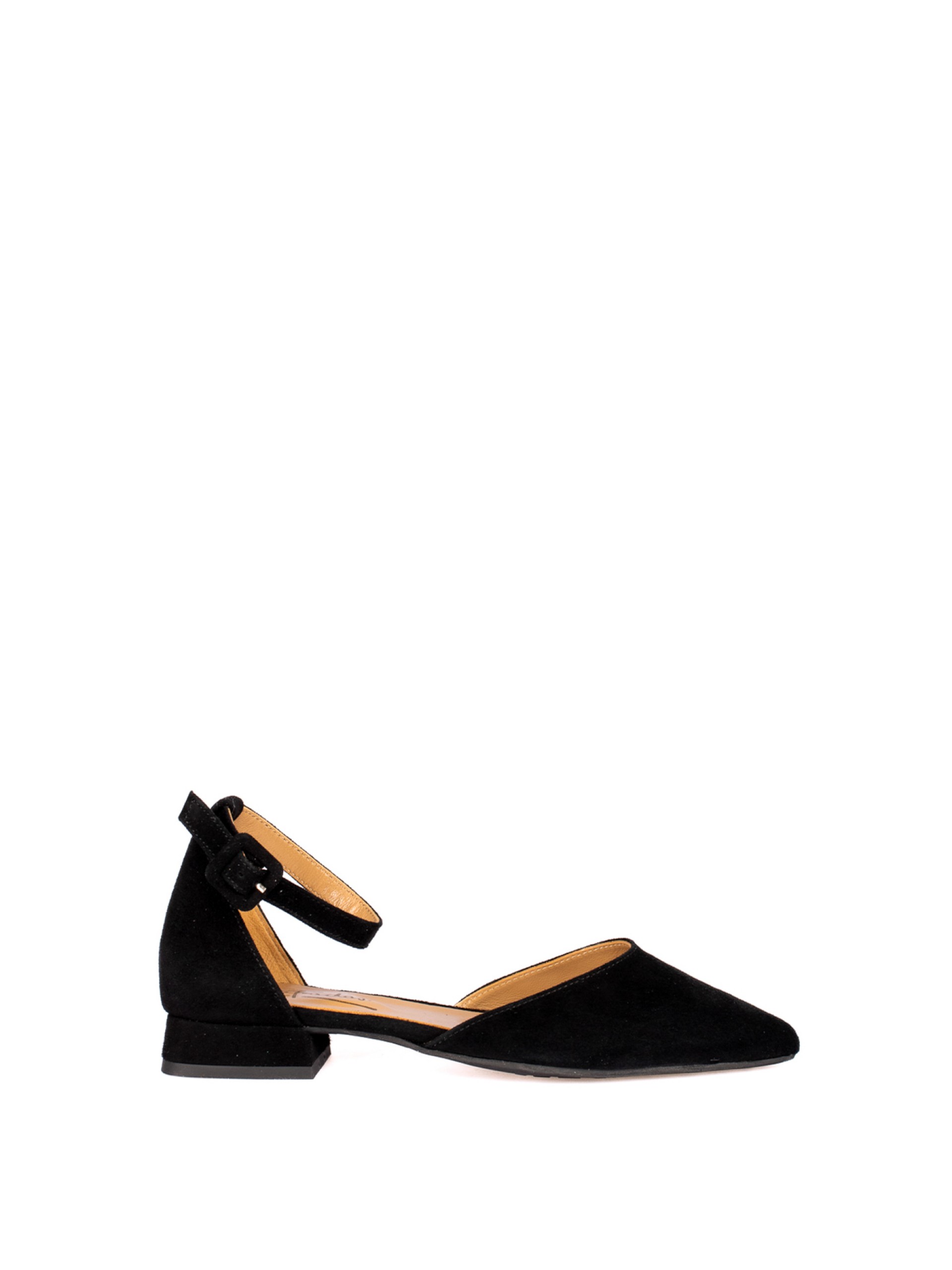 Suede Low Heel Shoe