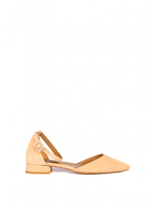 Suede Low Heel Shoe Suede Low Heel Shoe