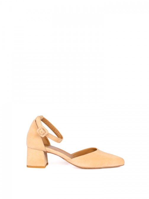 Suede Medium Heel Shoe Suede Medium Heel Shoe