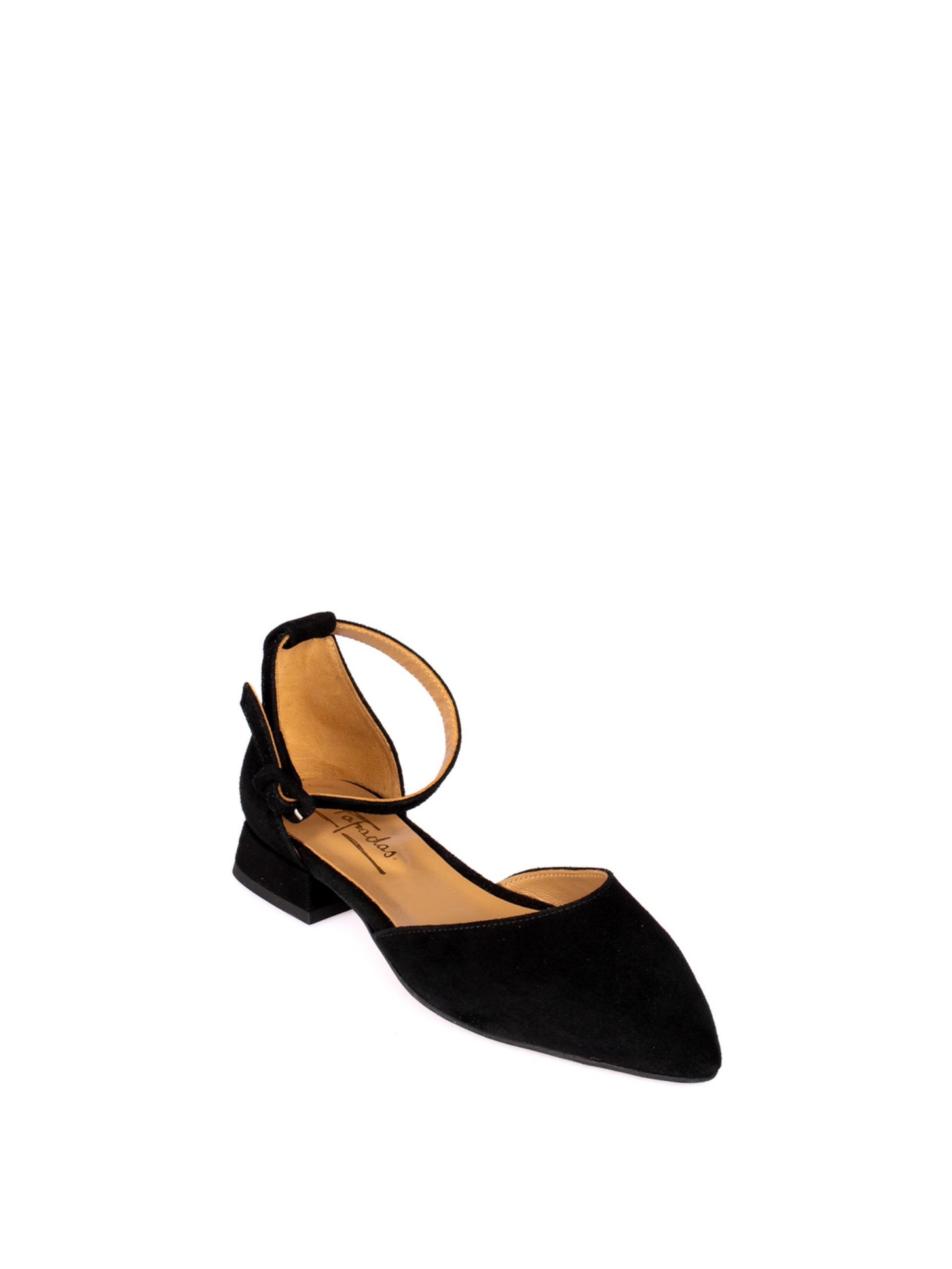 Suede Low Heel Shoe