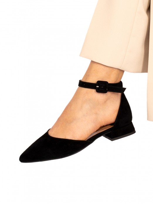 Suede Low Heel Shoe Suede Low Heel Shoe