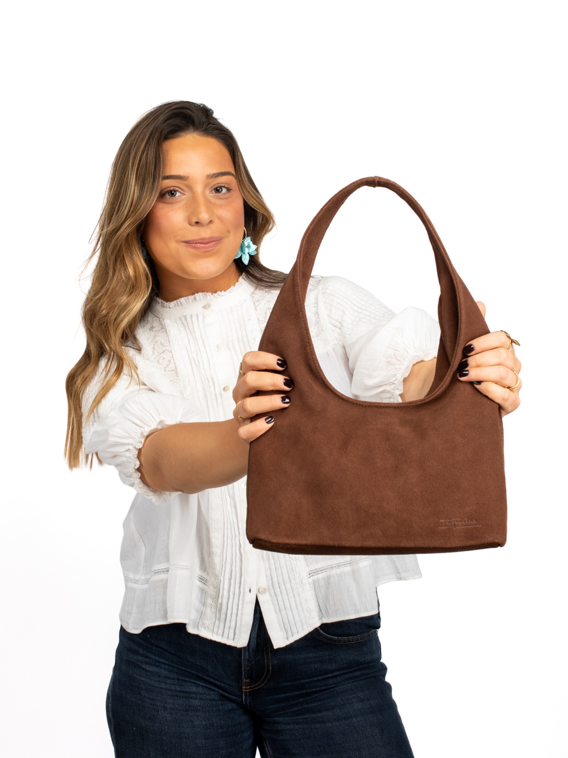 Suede Shoulder Bag
