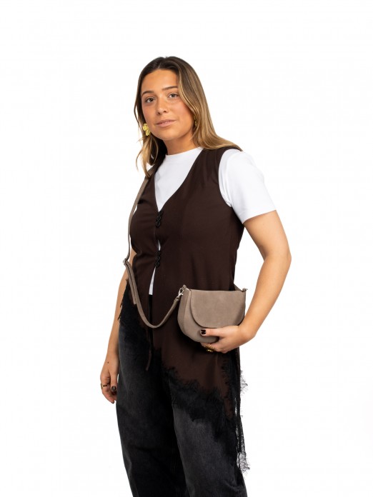 Suede Shoulder Bag Suede Shoulder Bag