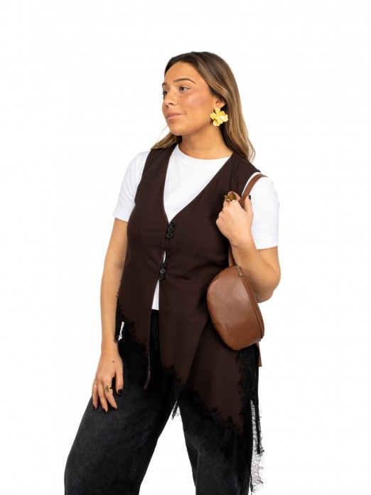 Laminated Leather Waist Bag Laminated Leather Waist Bag