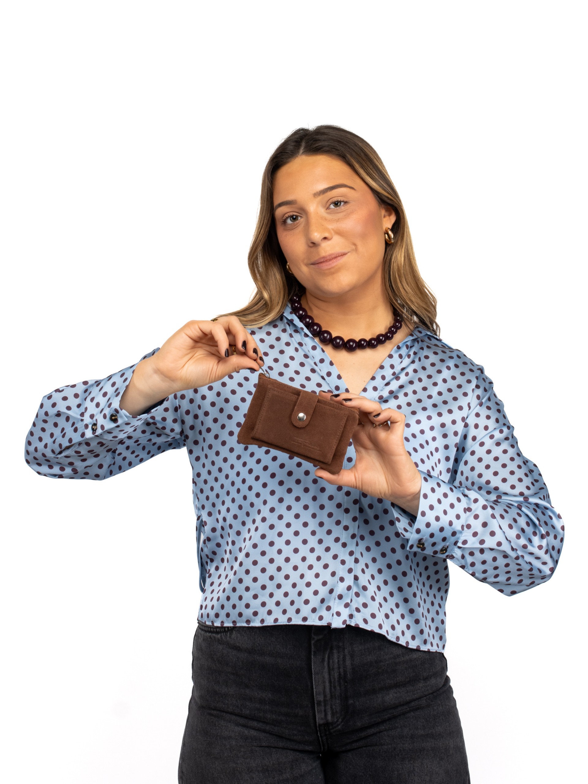 Suede wallet