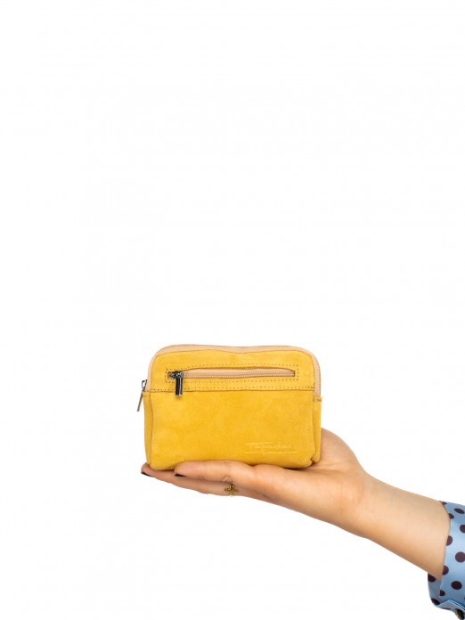 Suede wallet