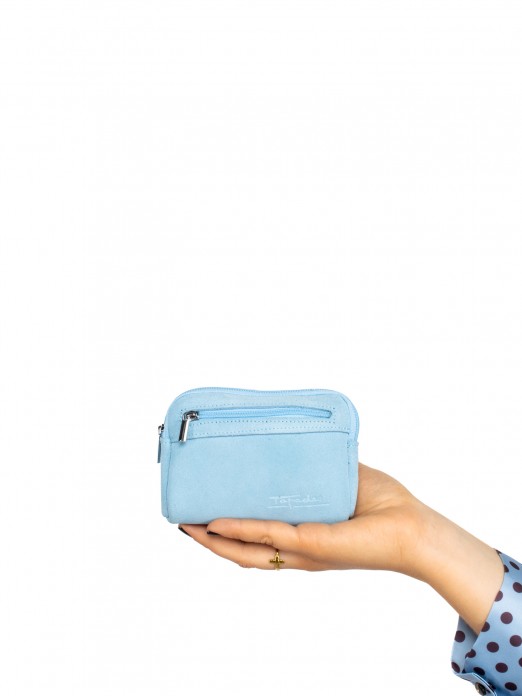 Suede wallet