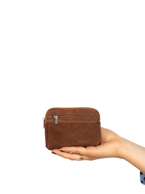 Suede wallet