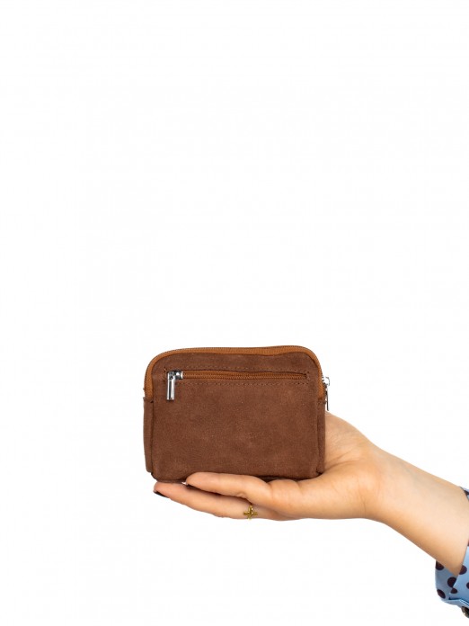 Suede wallet
